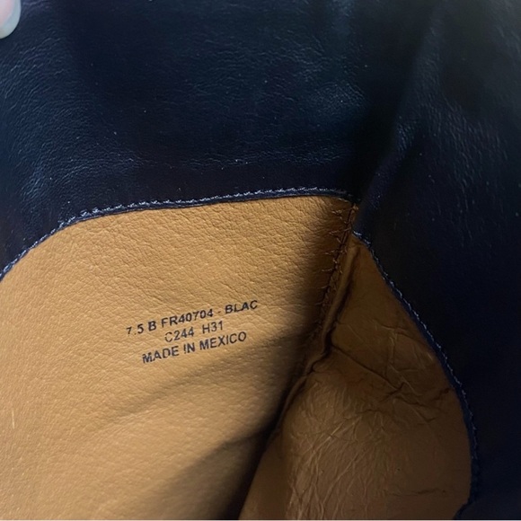 NWOB Frye Leather Over Knee Riding BOOTS Equestrian Biker Buccaneer Moto Boho - Picture 6 of 10